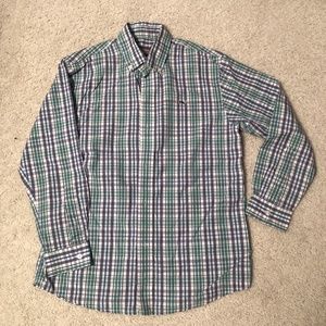 Vineyard Vines Boys Plaid Button Down Size 8